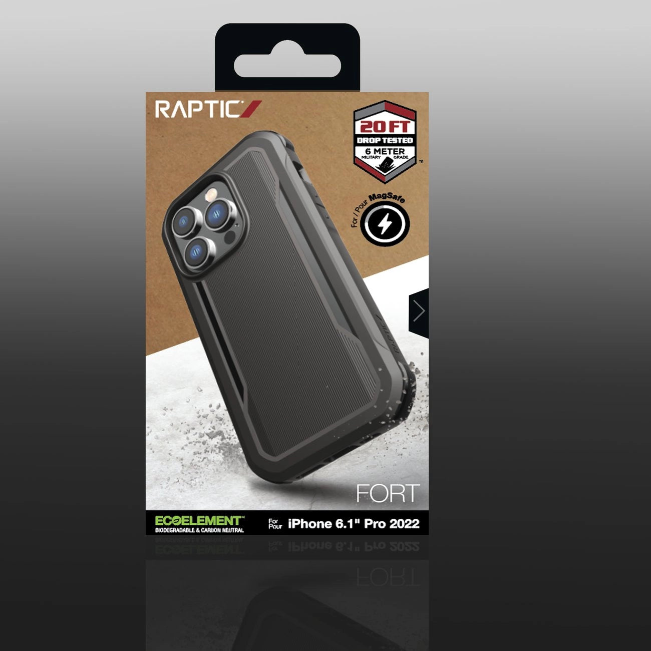 Raptic X-Doria Fort Case iPhone 14 Pro mit MagSafe Panzerhülle schwarz