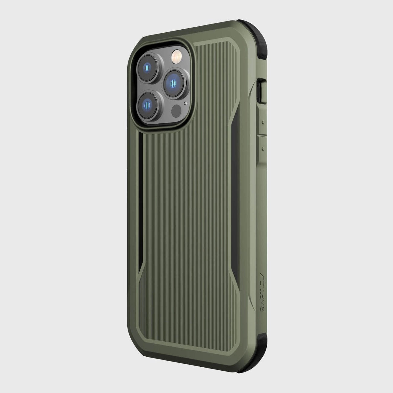Raptic X-Doria Fort Case iPhone 14 Pro mit gepanzerter MagSafe-Hülle grün