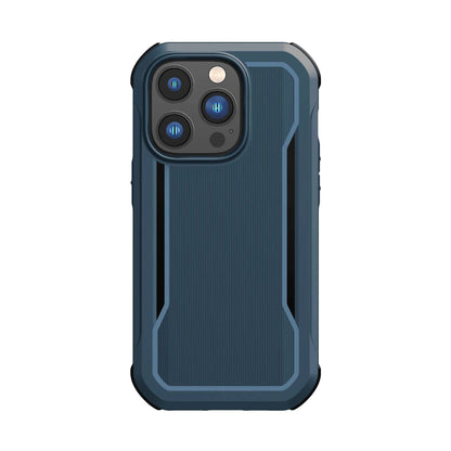 Raptic X-Doria Fort Case iPhone 14 Pro mit gepanzerter blauer MagSafe-Hülle