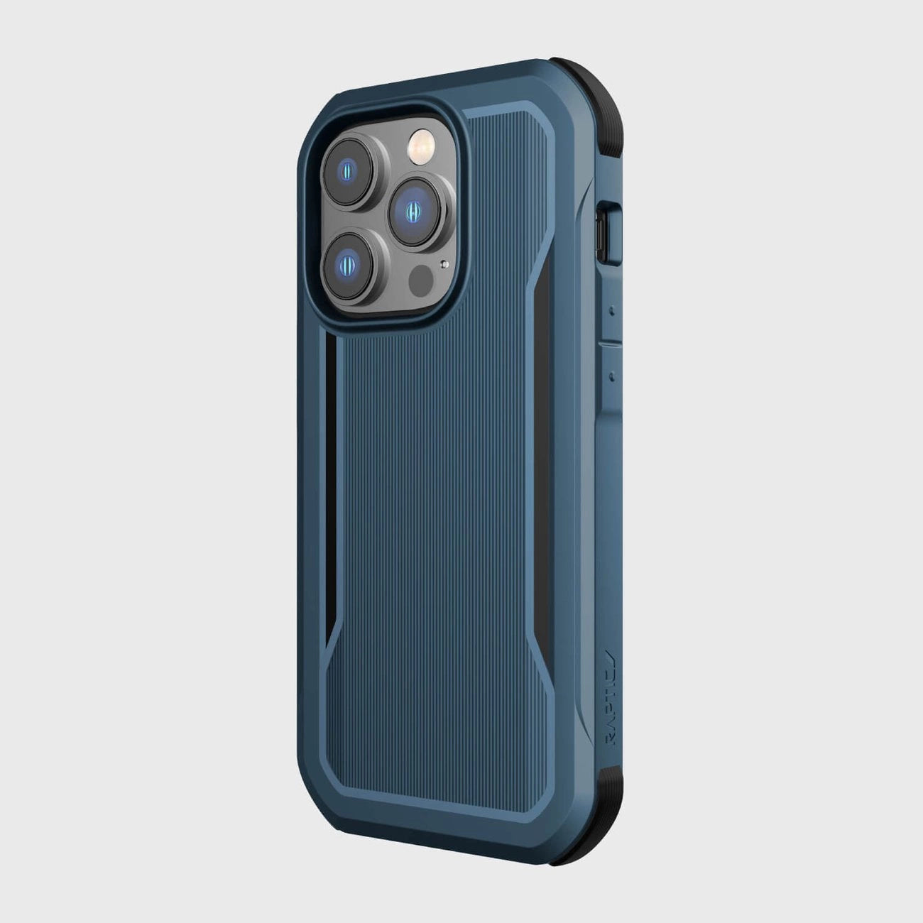 Raptic X-Doria Fort Case iPhone 14 Pro mit gepanzerter blauer MagSafe-Hülle