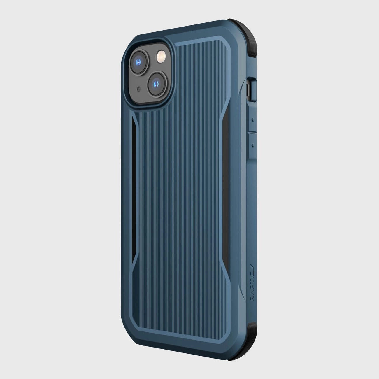 Raptic X-Doria Fort Case iPhone 14 mit gepanzerter blauer MagSafe-Hülle