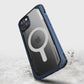 Raptic X-Doria Secure Case iPhone 14 mit gepanzerter blauer MagSafe-Hülle