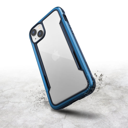 Raptic X-Doria Shield Case iPhone 14 Plus gepanzerte Hülle blau