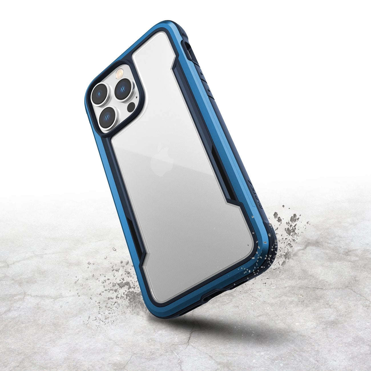 Raptic X-Doria Shield Case iPhone 14 Pro Max gepanzerte Hülle blau