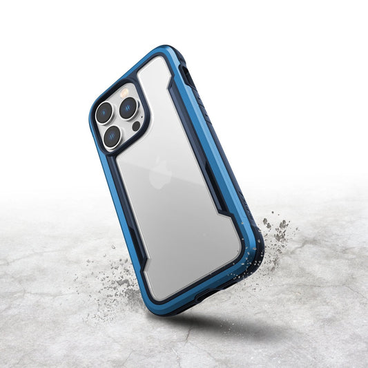 Raptic X-Doria Shield Case iPhone 14 Pro gepanzerte Hülle blau