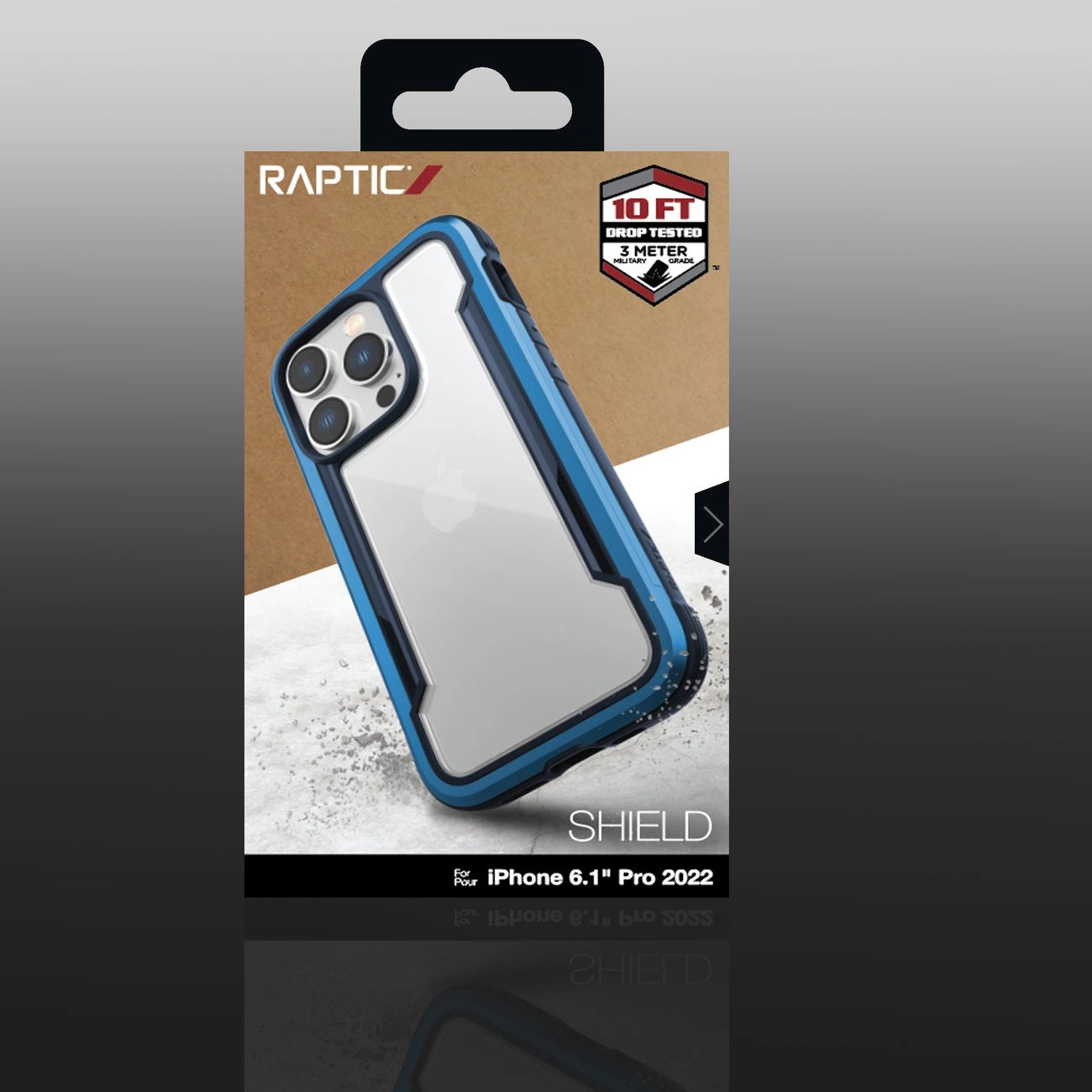 Raptic X-Doria Shield Case iPhone 14 Pro gepanzerte Hülle blau