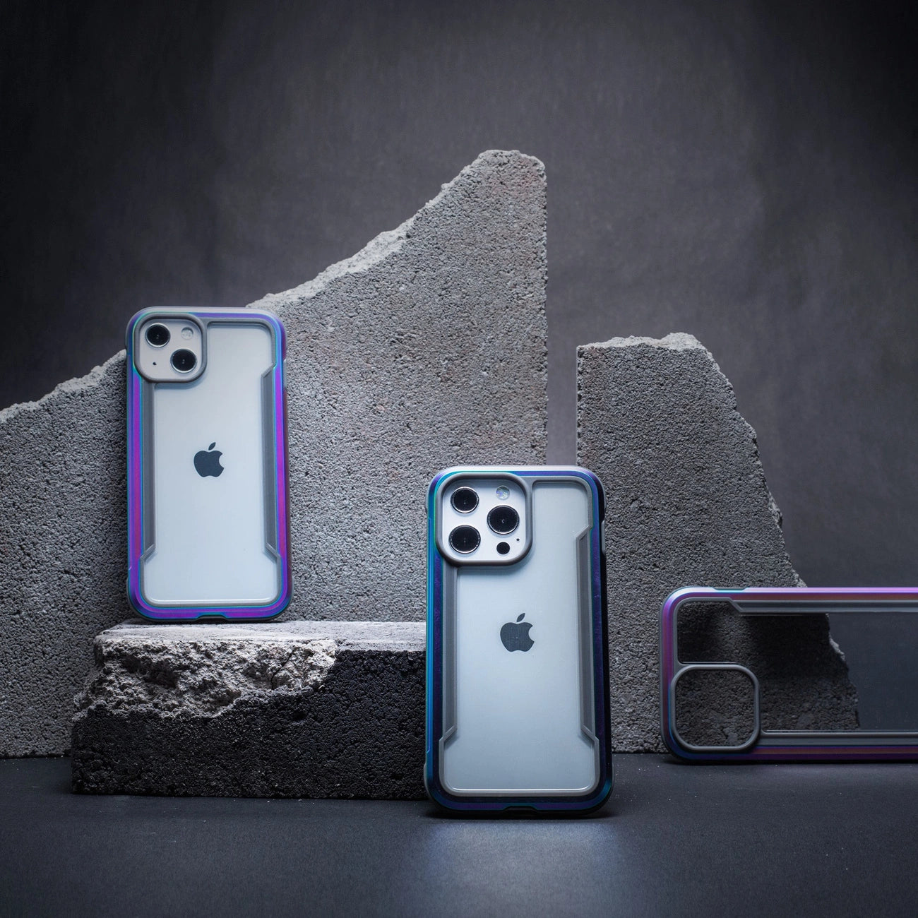 Raptic X-Doria Shield Case iPhone 14 Pro gepanzerte opale Hülle