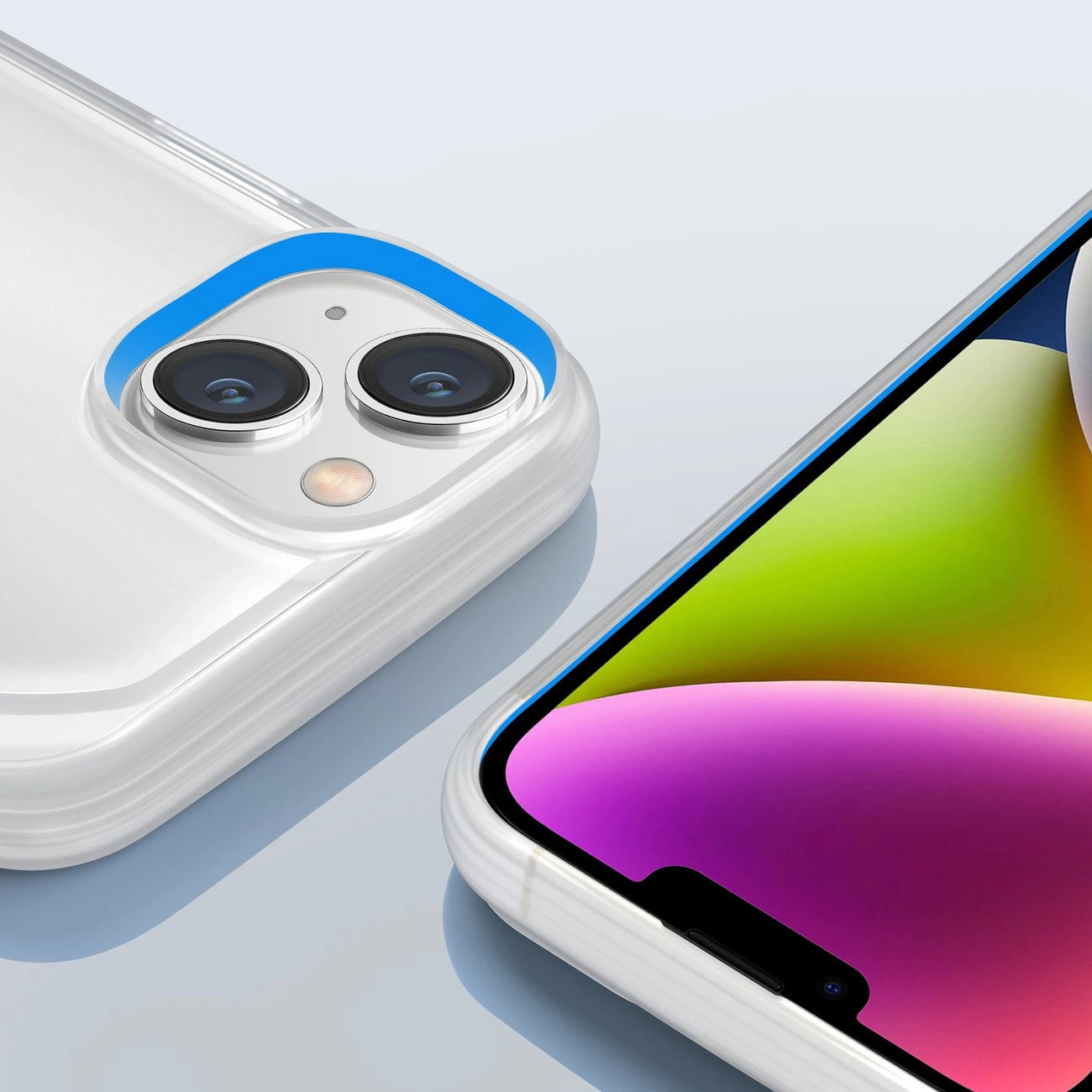 Raptic X-Doria Slim Case iPhone 14 Plus Rückseite klar