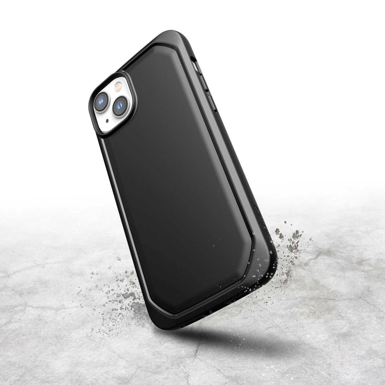 Raptic X-Doria Slim Case iPhone 14 Plus Rückseite schwarz