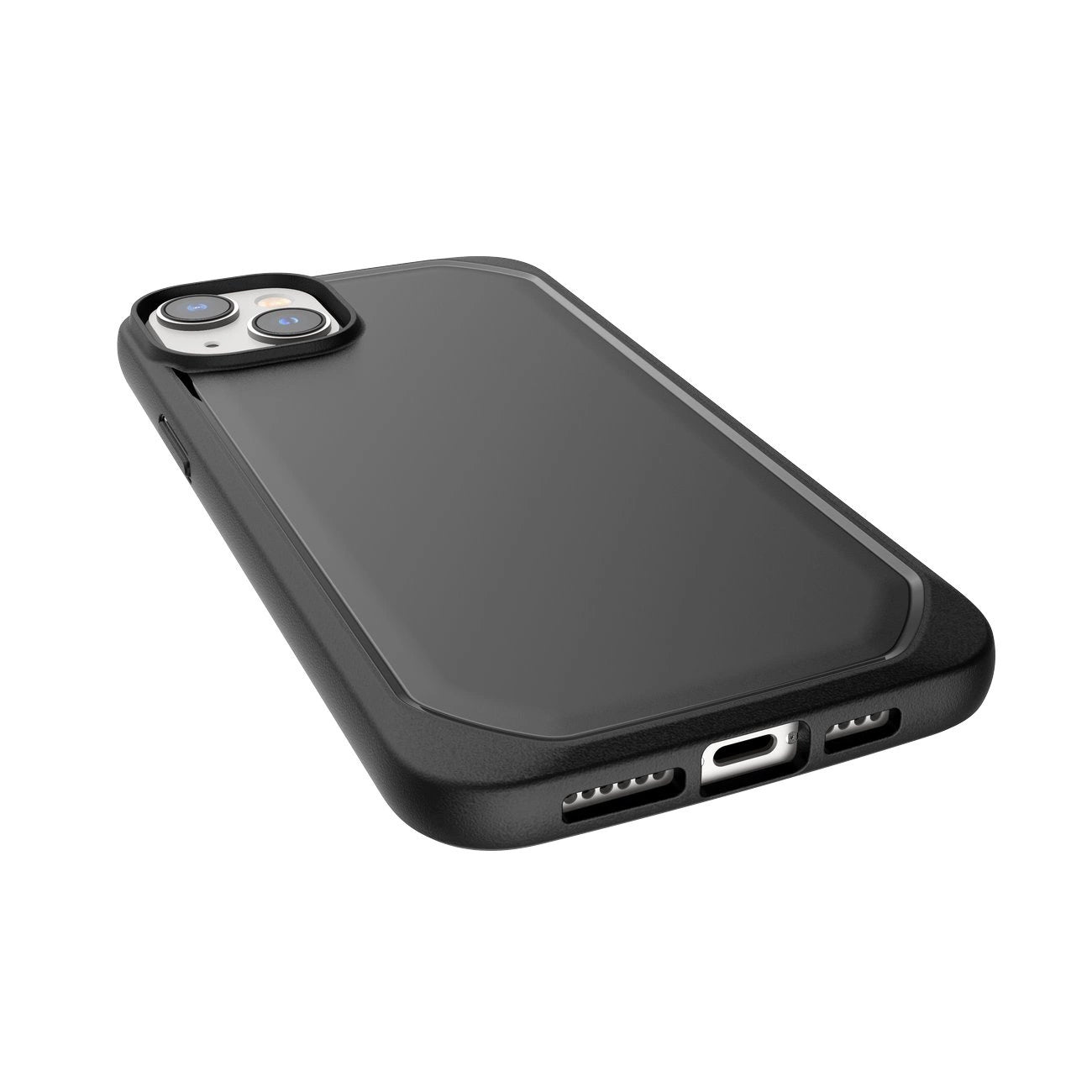 Raptic X-Doria Slim Case iPhone 14 Plus Rückseite schwarz