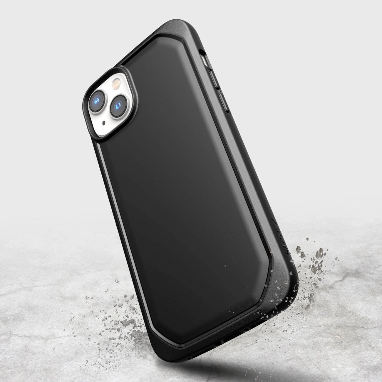 Raptic X-Doria Slim Case iPhone 14 Plus Rückseite schwarz