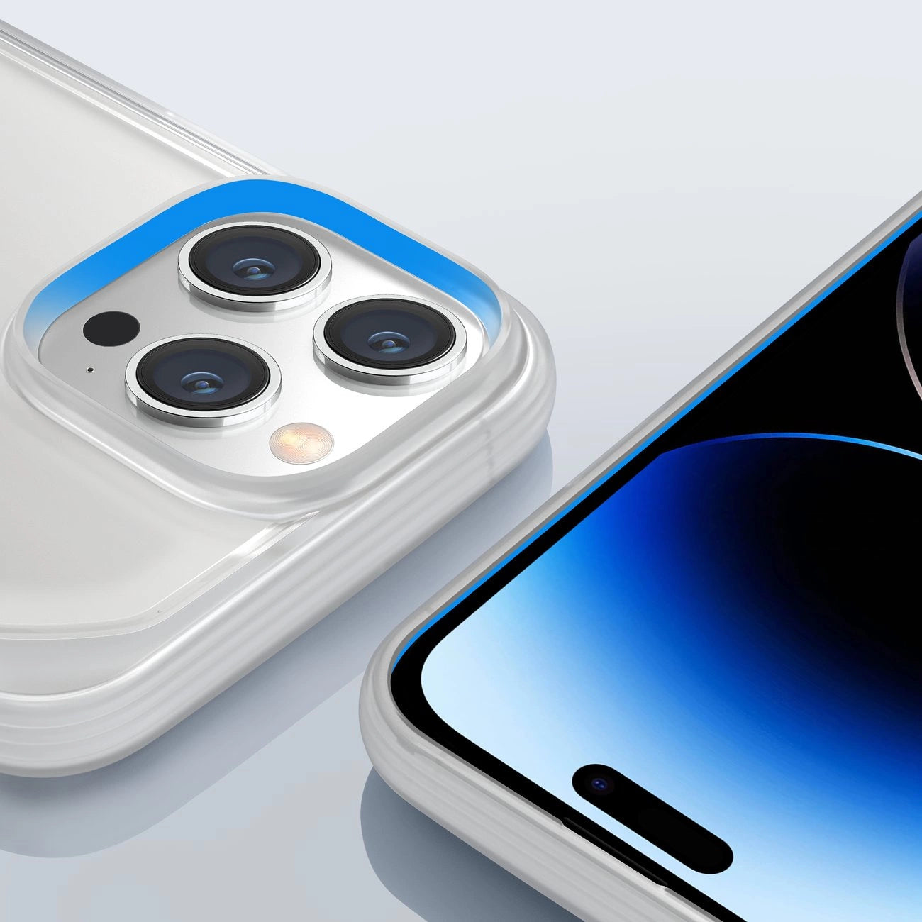 Raptic X-Doria Slim Case iPhone 14 Pro Rückseite klar