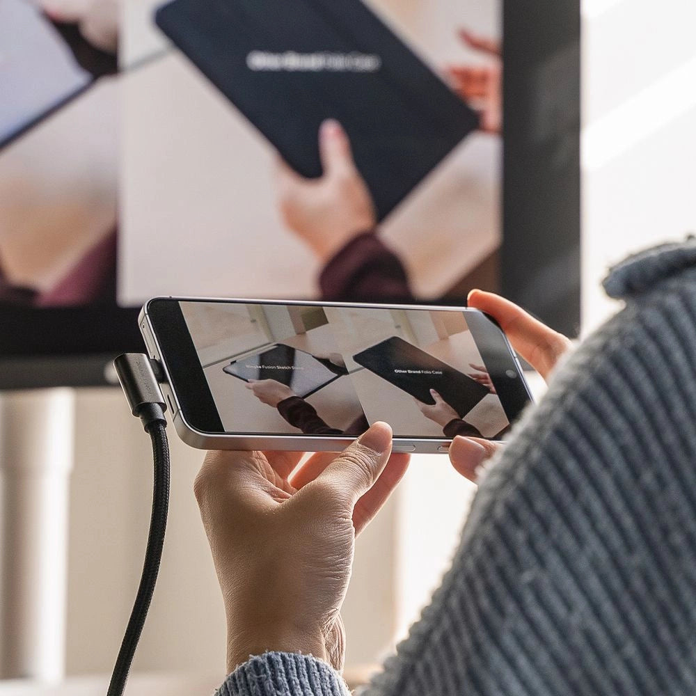 Ringke 3.2 Gen. 2x2 USB-C, PD 3.1 240W 1m abgewinkeltes Kabel - schwarz