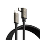 Ringke 3.2 Gen. 2x2 USB-C, PD 3.1 240W 2m abgewinkeltes Kabel - schwarz