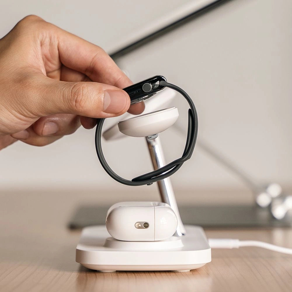 Ringke 3in1 QI2 MagSafe Kabelloses Ladegerät - Weiß