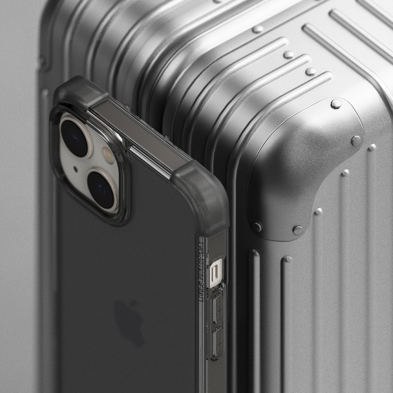 Ringke Fusion Bumper Case für iPhone 14 Plus grau