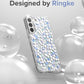 Ringke Fusion Design Armoured Case Cover mit Gelrahmen für Samsung Galaxy S22+ (S22 Plus) transparent (Floral) (F593R31)