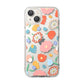Ringke Fusion Design Armoured Sleeve Cover mit Gelrahmen für iPhone 14 Plus transparent (Floral) (FD637E31)