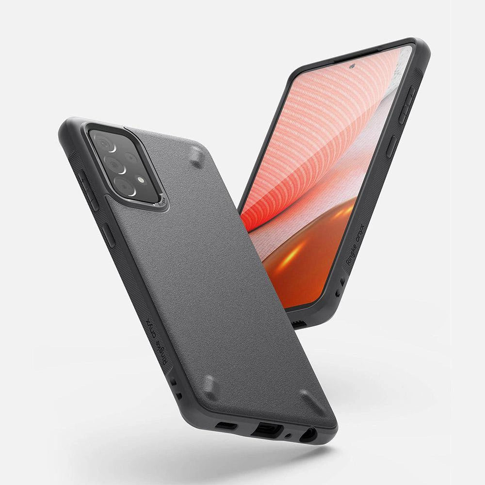 Ringke Onyx Strapazierfähiges TPU Cover für Samsung Galaxy A72 4G grau (OXSG0038)