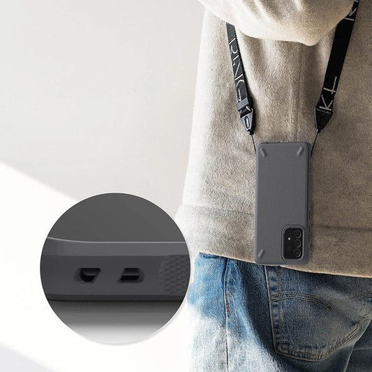 Ringke Onyx Strapazierfähiges TPU Cover für Samsung Galaxy A72 4G grau (OXSG0038)