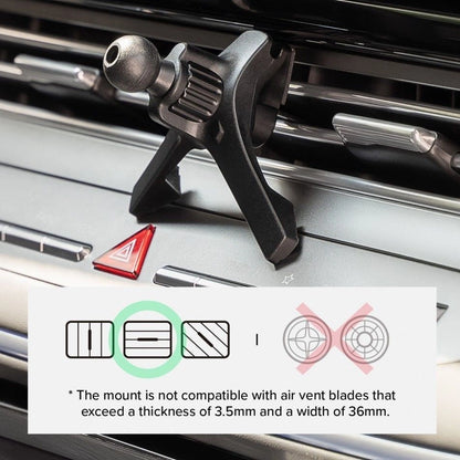 Ringke Peltier QI2 MagSafe 15W kabelloses Autoladegerät für Lüftungsschlitze, Schwarz