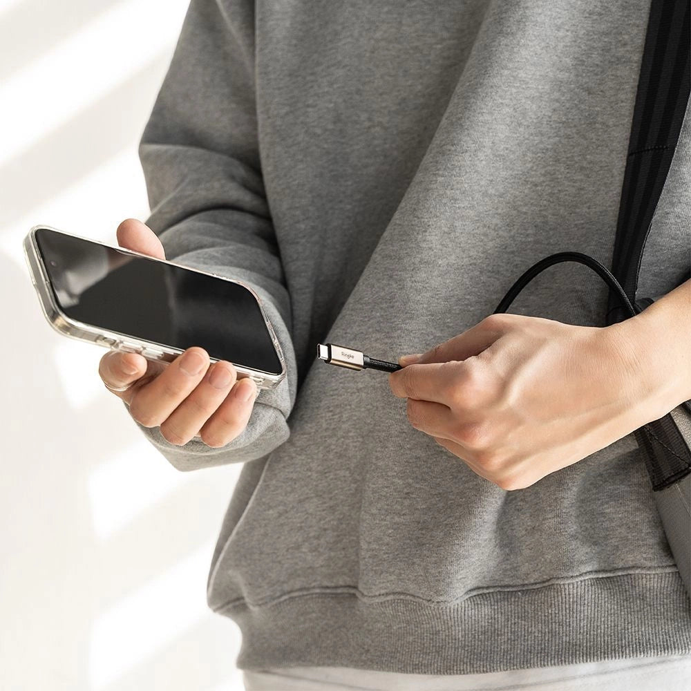 Ringke USB-C 3.2 Gen. PD240W Kabel 100cm - Schwarz