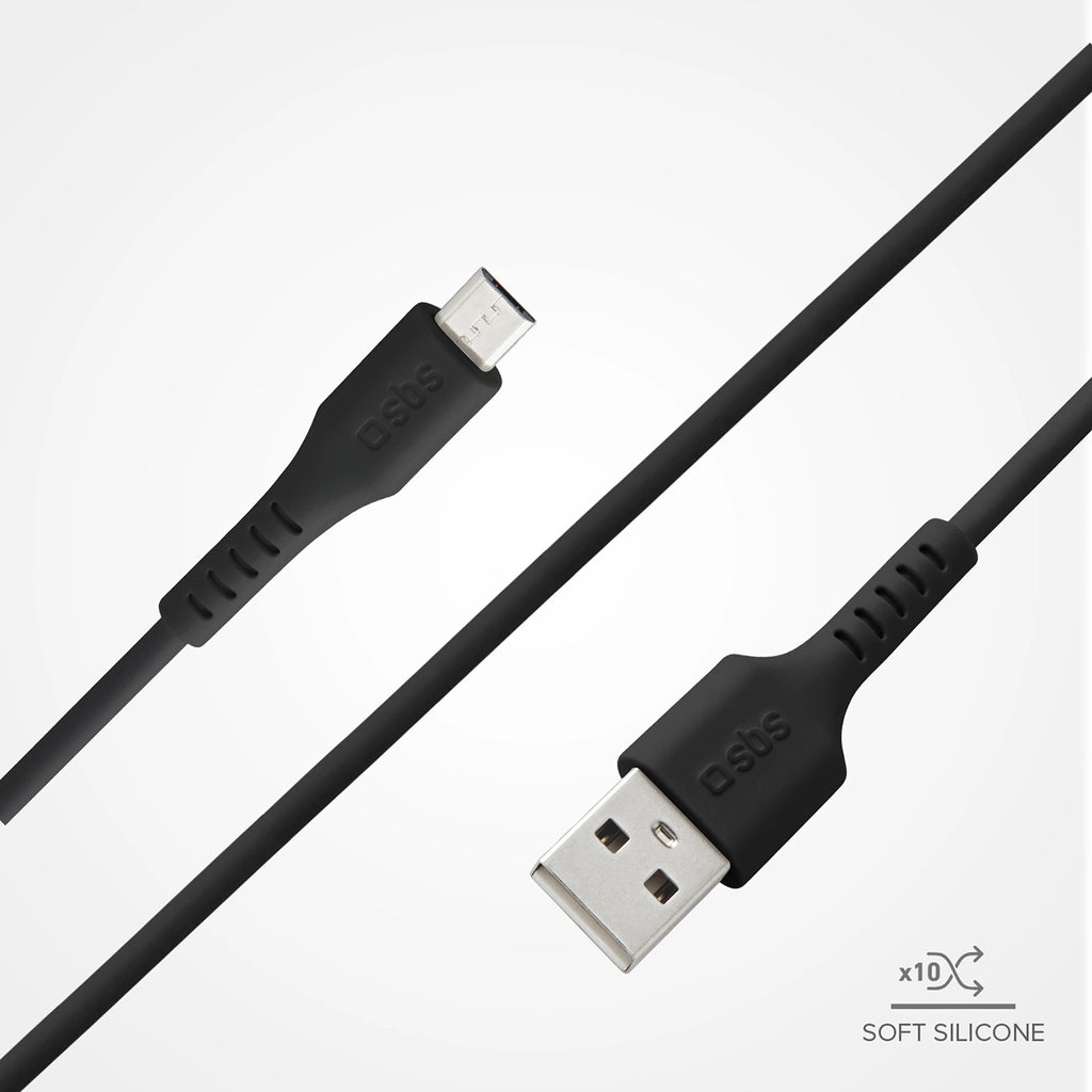 SBS LTHL200 USB-A – Micro-USB-Kabel 1 m – schwarz