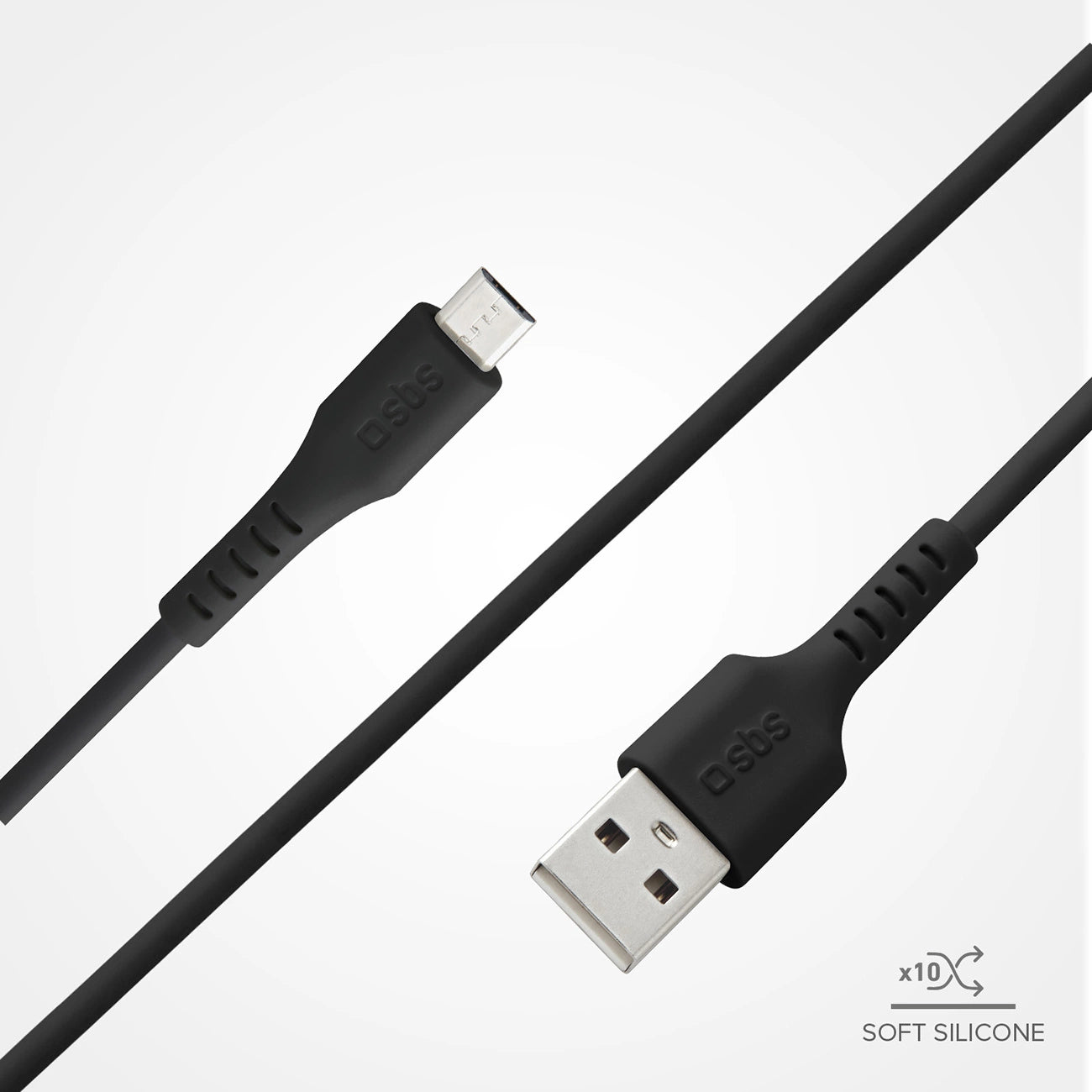SBS LTHL200 USB-A – Micro-USB-Kabel 1 m – schwarz