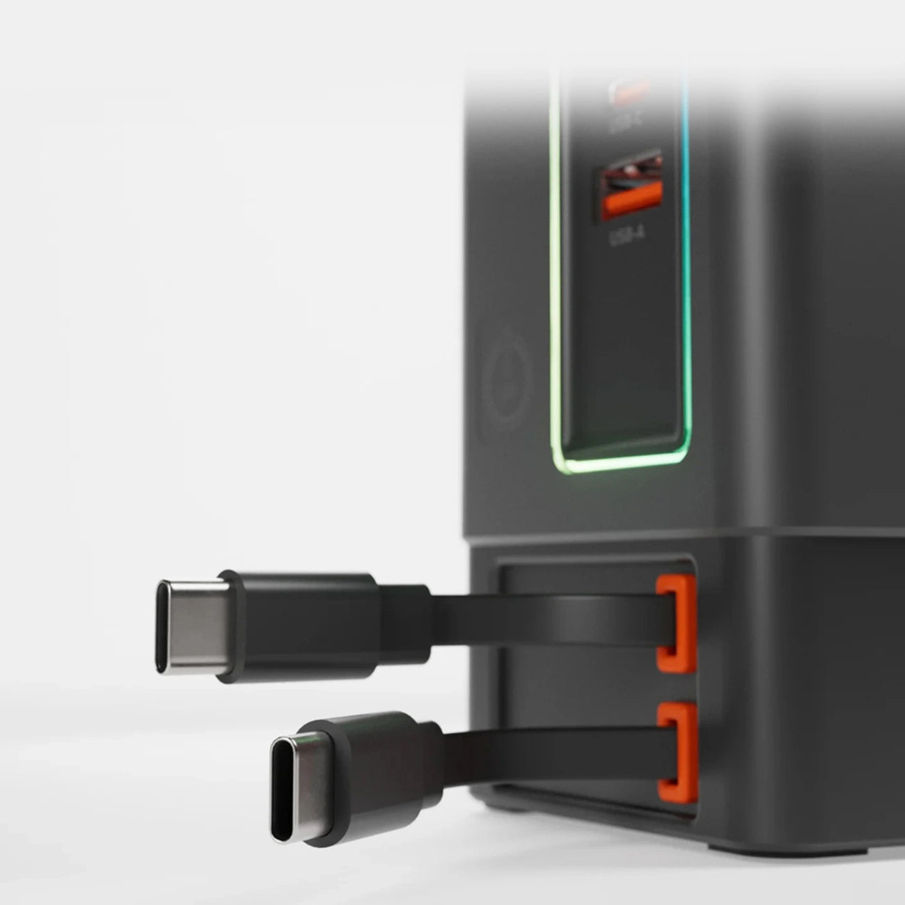 SBS Power Dock 6-in-1 mit MagSafe, Ständer und USB-C-Kabeln 65 W – Schwarz