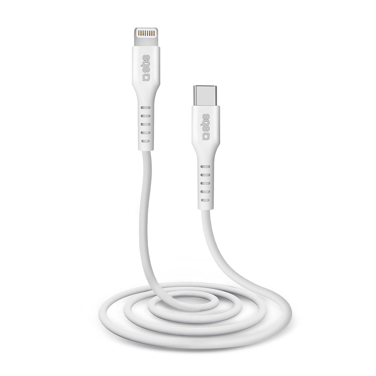 SBS TECABLELIGTC1W USB-C – Lightning Kabel mit MFi-Zertifizierung, 1 m – Weiß