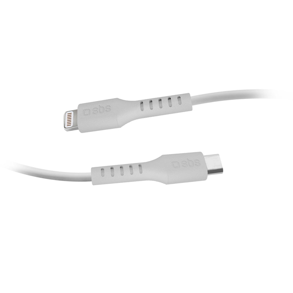 SBS TECABLELIGTC2W USB-C – Lightning Kabel 2 m – Weiß