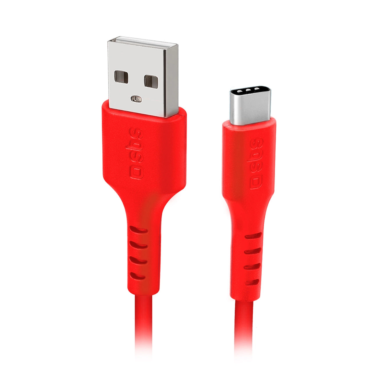 SBS TECABLEMICROC15R USB-A - USB-C-Kabel 1,5 m - rot