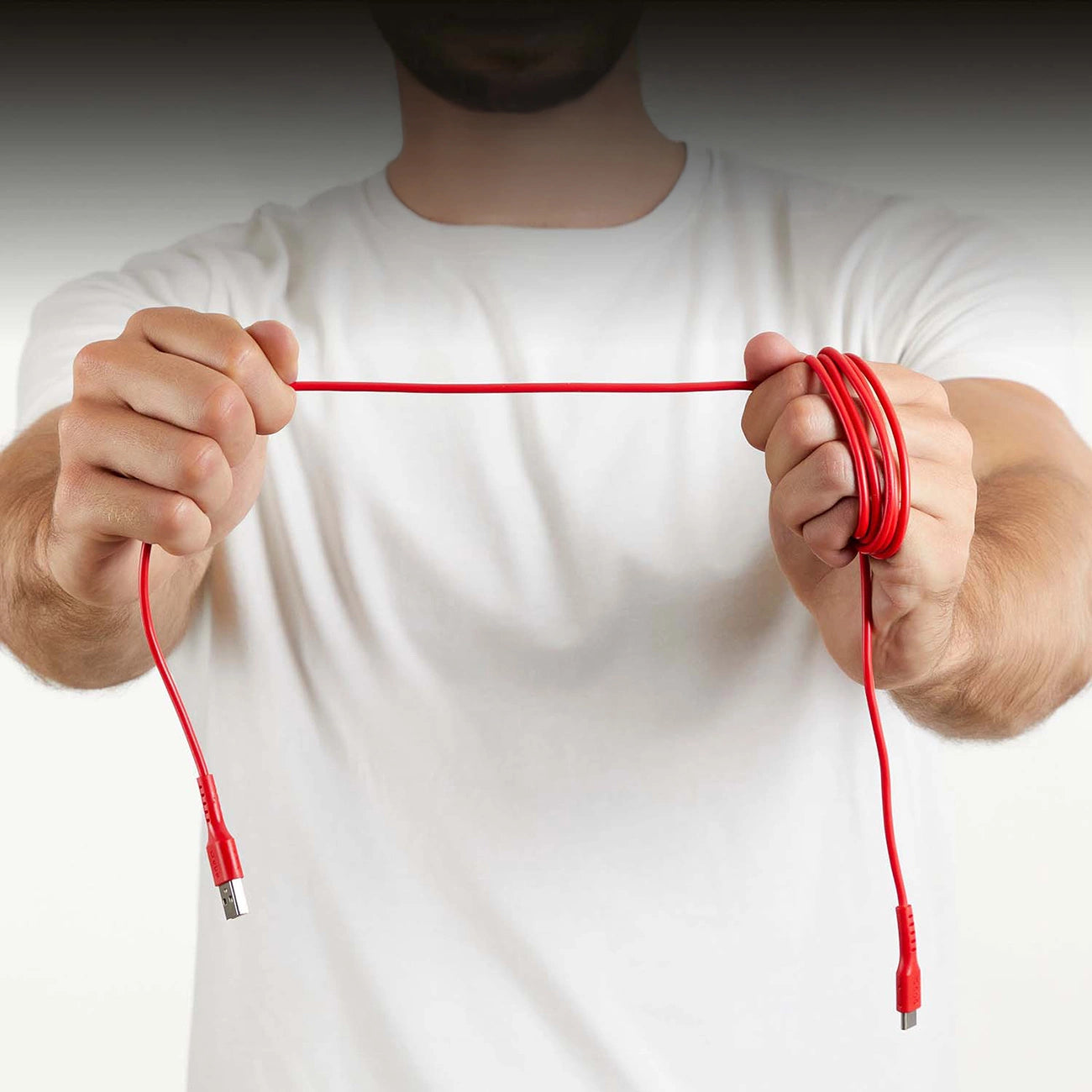 SBS TECABLEMICROC15R USB-A - USB-C-Kabel 1,5 m - rot