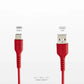 SBS TECABLEMICROC15R USB-A - USB-C-Kabel 1,5 m - rot