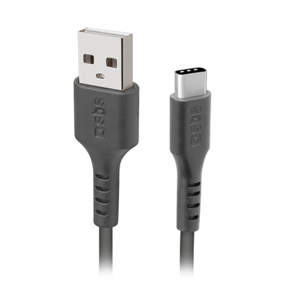 SBS TECABLETC3MTK USB-A – USB-C-Kabel 3 m – Schwarz