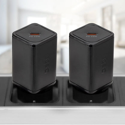 SBS TETRGAN1C45W 45-W-GaN-USB-C-Wandladegerät mit Power Delivery – Schwarz