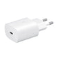Samsung 25W EP-TA800EWE USB-C Wandladegerät Ersatzpaket - Weiß