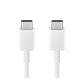 Samsung EP-DX310JWE USB-C - USB-C 3A Kabel 1,8m (Bulk - Ersatzverpackung) - weiß