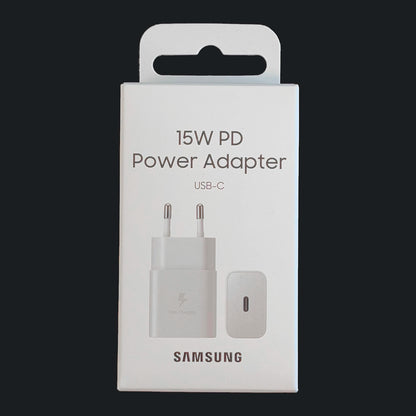 Samsung EP-T1510NWEGEU 15W PD USB-C AFC Wandladegerät - Weiß