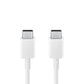 Samsung Kabel USB-C - USB-C 3A 480Mbps 1,8m weiß (EP-DX310JWEGEU)