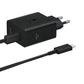 Samsung Power Adapter Duo EP-T5020XBEGEU Netzwerkladegerät 2x USB-C 50W - Schwarz
