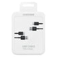 Samsung USB-C-Kabel 480 Mbit/s 5 A 1,5 m (EP-DG930MBEGWW) – Schwarz (2er-Set)