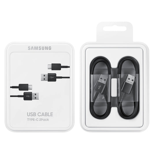 Samsung USB-C-Kabel 480 Mbit/s 5 A 1,5 m (EP-DG930MBEGWW) – Schwarz (2er-Set)