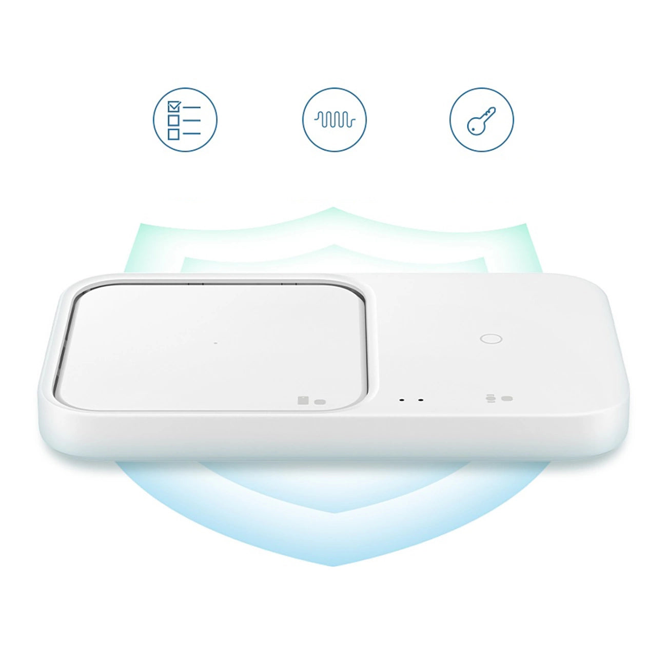 Samsung Wireless Charger Duo EP-P5400BWEGEU induktives Ladegerät 15W - Weiß