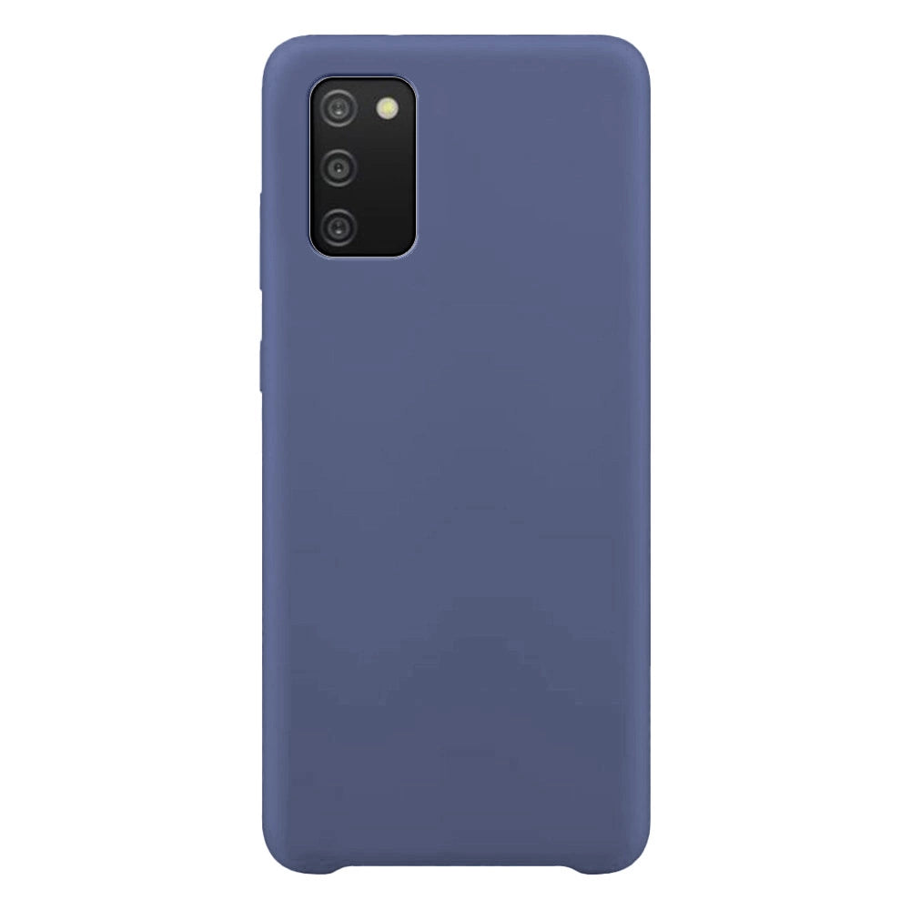 Silicone Case Flexibel Gummi Handyhülle Silikon Schutzhülle für Samsung Galaxy A03s blau