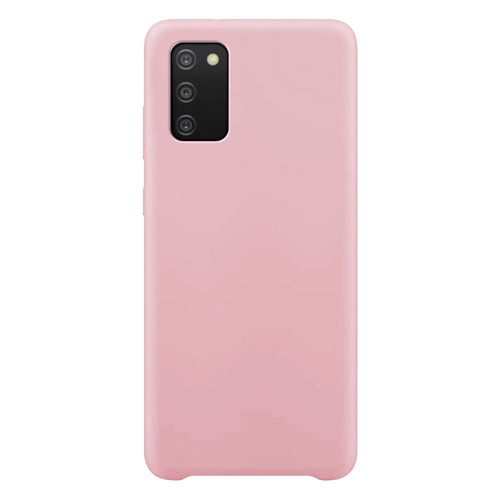 Silicone Case Flexibel Gummi Handyhülle Silikon Schutzhülle für Samsung Galaxy A03s rosa