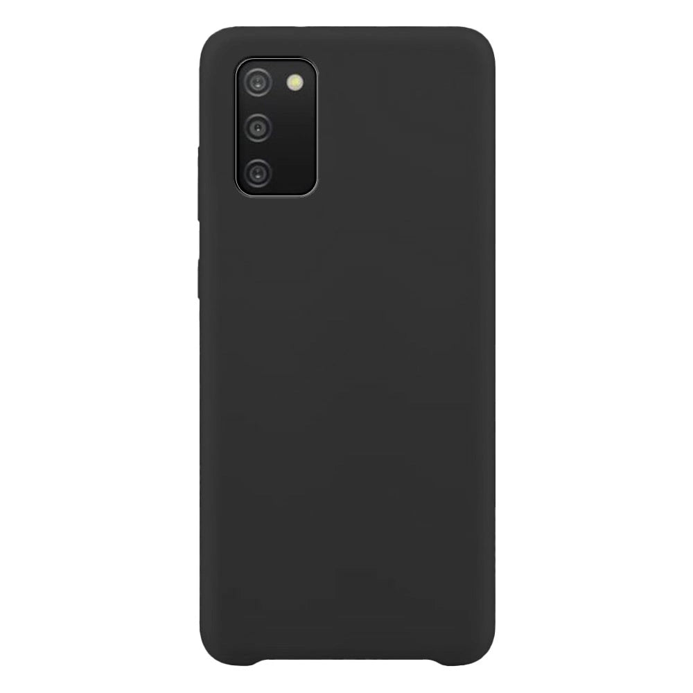 Silicone Case Flexibel Gummi Handyhülle Silikon Schutzhülle für Samsung Galaxy A03s schwarz