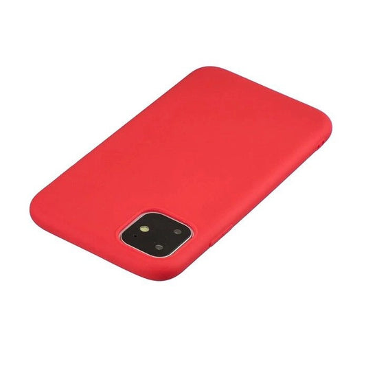 Silicone Case Flexibel Gummi Handyhülle Silikon Schutzhülle für iPhone 11 Pro rot