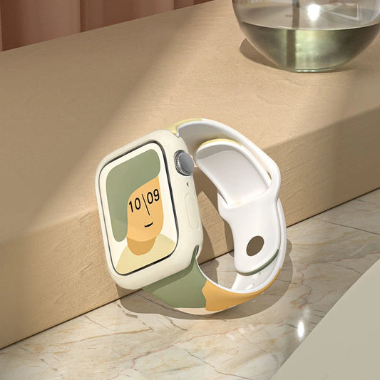 Silikonarmband Moro Uhrenarmband für Apple Watch 42 / 44 / 45 / 49 mm - Muster 6