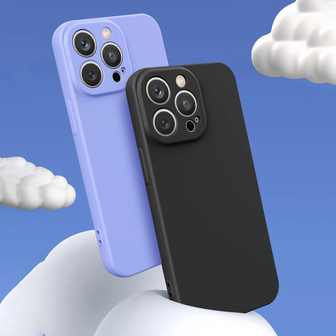 Silikonhülle iPhone 14 Plus Silikonhülle hellblau